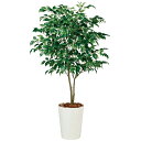 観葉植物 人工 樹木 ベンジャミン ワイド FST 高さ1500mm Mサイズ 鉢:クォーツ300