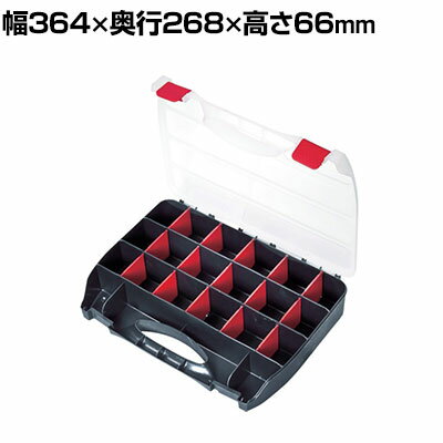 PATROL オーガナイザーケース 工具箱 ツールボックス パーツボックス 工具入れ 工具ケース 収納 キャビネット 収納ボックス 工具収納 物流 倉庫 ガレージ DIY 保管用品 流通 倉庫作業 工場用品 整理保管箱 DOMINO ORG36DOMCZAPG001