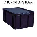【25日11時〜5時間限定P5倍】RUP コンテナ Really Useful Box 64L ブラック 64BLK