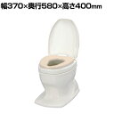 ウェルファン サニタリエースODソフト便座据え置き式 補高#5/アイボリー 和式トイレを洋式に 簡易トイレ 介護 便座 便座クッション 介護用品 座面50mm高い