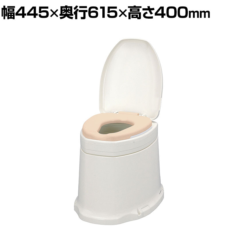 ウェルファン サニタリエースSDソフト便座据え置き式 補高#5/アイボリー 和式トイレを洋式に 簡易トイレ 介護 便座 便座クッション 介護用品 座面50mm高い