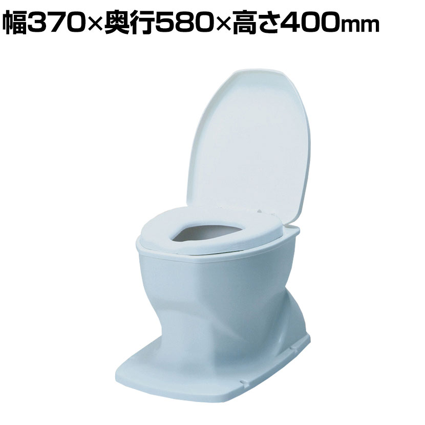 ウェルファン サニタリエースOD据え置き式/Lブルー 和式トイレを洋式に 簡易トイレ 介護 トイレ 便座 便座クッション 介護用品