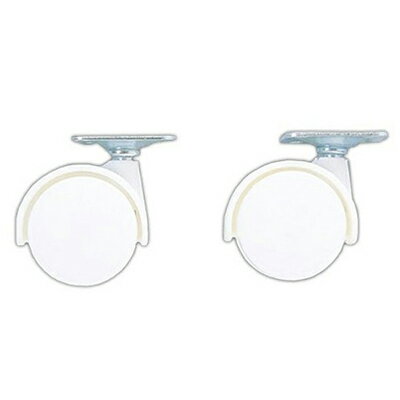 アイリスオーヤマ CBボックス用キャスター2個セット 横置き用 CXK-2 ホワイト 幅40×奥行58×高さ54.5mm