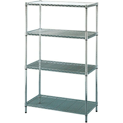 メタルラック/幅910×奥460×高さ1510mm/MR-9015J 540452 商品について サイズ幅約910×奥行約460×高さ約1510mm 耐荷重棚板1枚あたり /約250kg全体 /約500kg 材質棚板・ポール /スチール(ク...