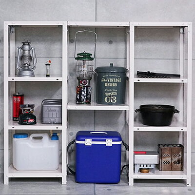 スチールラック スリムラック 4段/幅800×奥行450×高さ1200mm幅80 奥行45 スチール棚 棚 ラック 収納棚 シェルフ スチールシェルフ オープンラック リビング収納 キッチン収納 [3]