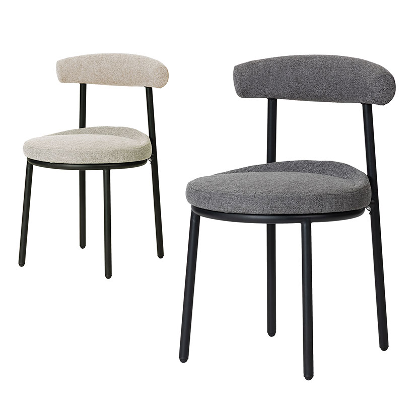Work Plus ROTOM CHAIR ダイニングチェア ミーティングチェア オフィスチェア デスクチェア おしゃれ 布張り 幅490×奥行520×高さ780mm WorkPlus