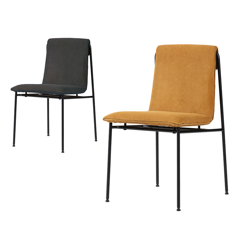 Work Plus FLONE SIDE CHAIR ダイニングチェア ミーティングチェア オフィスチェア デスクチェア おしゃれ 布張り 幅470×奥行560×高さ820mm WorkPlus