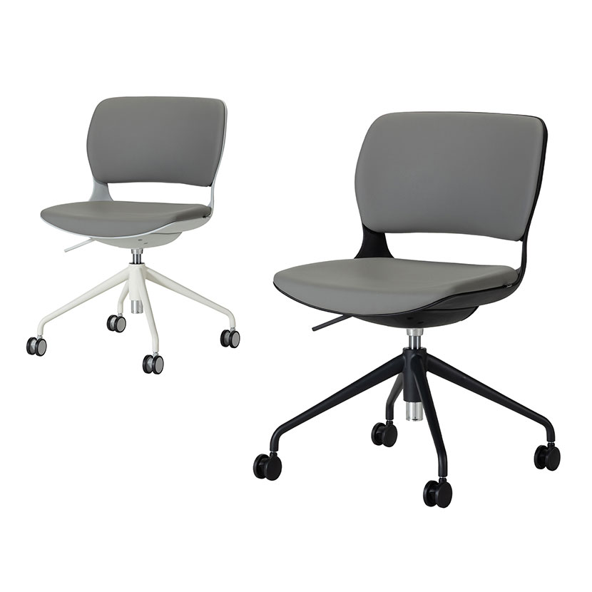 Work Plus NEW OCUS CHAIR ミーティングチェア オフィスチェア デスクチェア キャスター付き 昇降 布張り 幅680×奥行680×高さ820〜880mm WorkPlus
