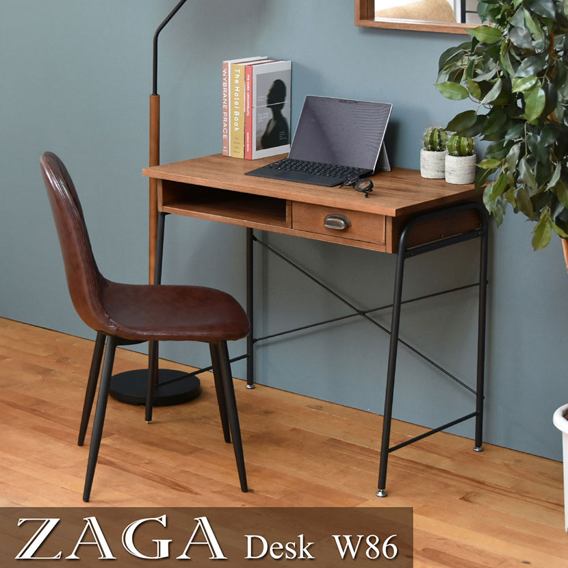 ZAGA デスク 幅860×奥行470×高さ730mm [2]