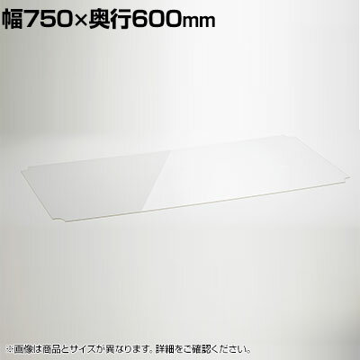 エレクター(ERECTA) ワイヤーシェルフ用アクリル板 ワイヤーシェルフ幅750×奥行600mm用 B2430AB1