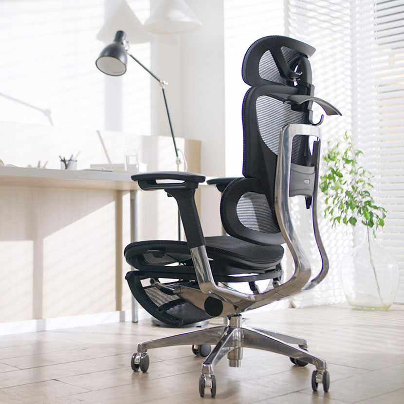 COFO Chair Premium 4Dアームレスト ヘッドレスト ジャケットハンガー ランバーサポート フットレスト チェア ワークチェア パソコンチェア デスクチェア PCチェア オフィスチェア リクライニングチェア 人間工学 エルゴノミクス オフィスチェアー メッシュチェア 椅子 3