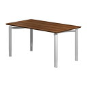Garage(ガラージ) fantoni ME ファントーニ ME デスク シルバー高さ調節4本脚 幅1400×奥行800×高さ620〜820mm GA-53-1S54オフィスデスク 事務机 事務デスク ワークデスク パソコンデスク PCデスク デスク 机 学習机 勉強机