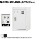 個人用ワイドロッカー 深型 スチールロッカー ワイド 鍵付き ダイヤル錠 スチール 業務用 幅455×奥行450×高さ500mm 【国産】 【完成品】 / TL...