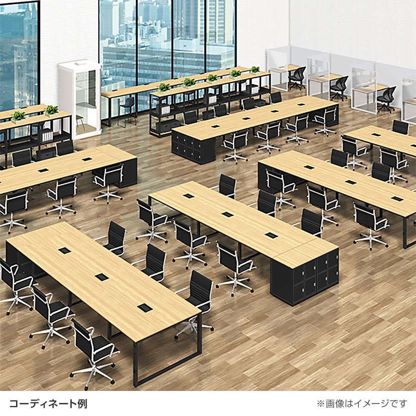 [オプション]ABW 片面デスク 幅1200/1400mm 共通専用側板 左右2枚セット [2]