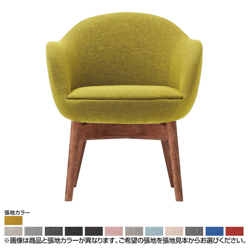 Coccole シリーズ ラウンジチェア C229 アンティークブラウン ランク 3 N.C. 張地カラー 張地カラー92～104