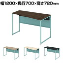 オカムラ ソリスト Soliste スタンダードタイプ(高さ720) 台形天板(右タイプ) フレーム脚(セージ) メラミン天板 幅1200×奥行700×高さ720mm 3K20EE 岡村製作所 オフィスデスク パソコンデスク デスク desk 事務机 テレワーク リモートワーク 在宅勤務 在宅