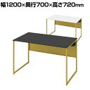オカムラ ソリスト Soliste スタンダードタイプ(高さ720) 平机 フレーム脚(イエロー) 塗装天板 幅1200×奥行700×高さ720mm 3K2ALE 岡村製作所 オフィスデスク パソコンデスク デスク desk 事務机 テレワーク リモートワーク 在宅勤務 在宅
