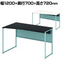 オカムラ ソリスト Soliste スタンダードタイプ(高さ720) 台形天板(左タイプ) フレーム脚(セージ) 塗装天板 幅1200×奥行700×高さ720mm 3K2AHE 岡村製作所 オフィスデスク パソコンデスク デスク desk 事務机 テレワーク リモートワーク 在宅勤務 在宅