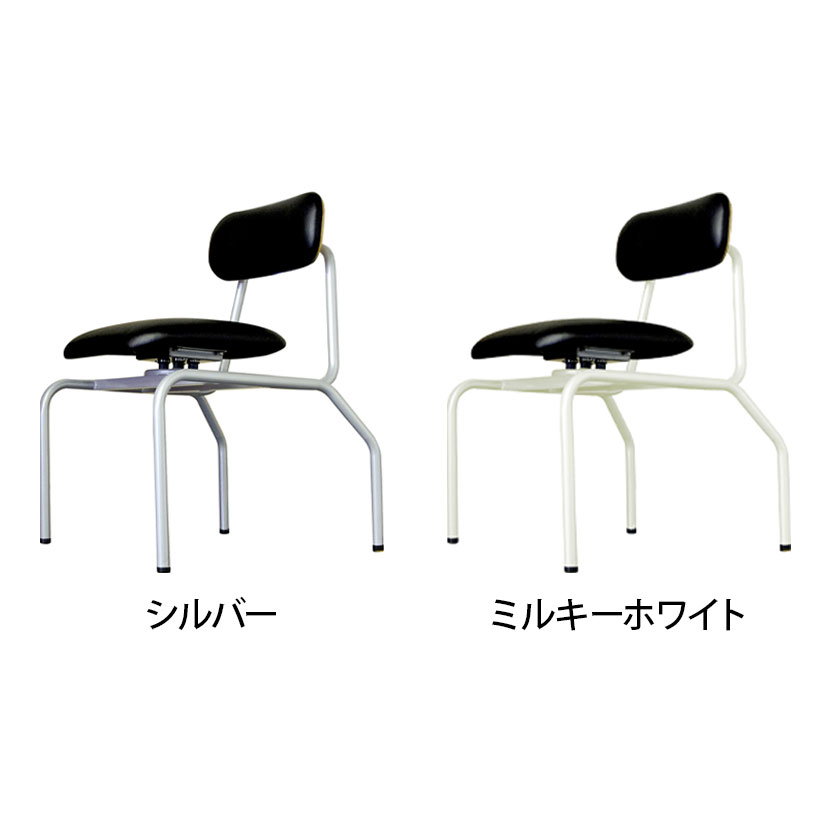 【P5倍10日13〜17時限定】ソフトグルグチェア 動く座面 座面連動 長時間着座作業 快適 運動 幅530×奥行500×座面高455mm SGR-100 [2]