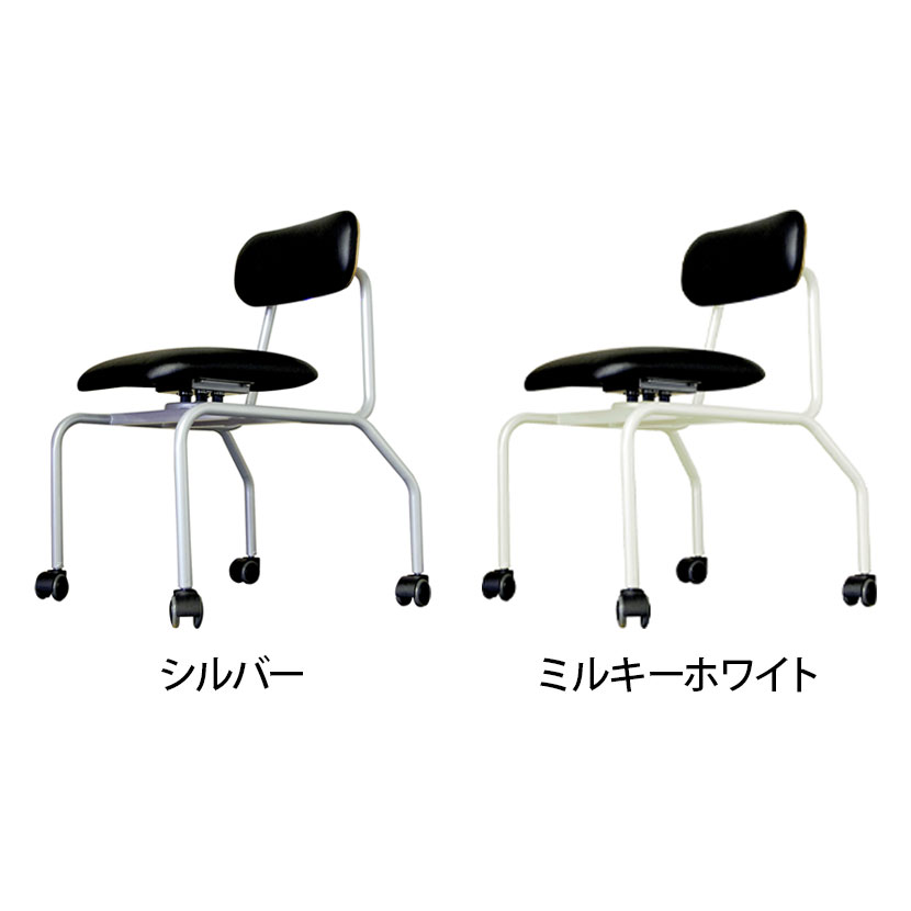 ソフトグルグチェア 動く座面 座面連動 長時間着座作業 快適 運動 幅540×奥行510×...