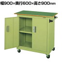 サカエ パネルワゴン天板付き(ゴム車) PMW-6ANT 幅750×奥行500×高さ900mm 均等耐荷重150kg