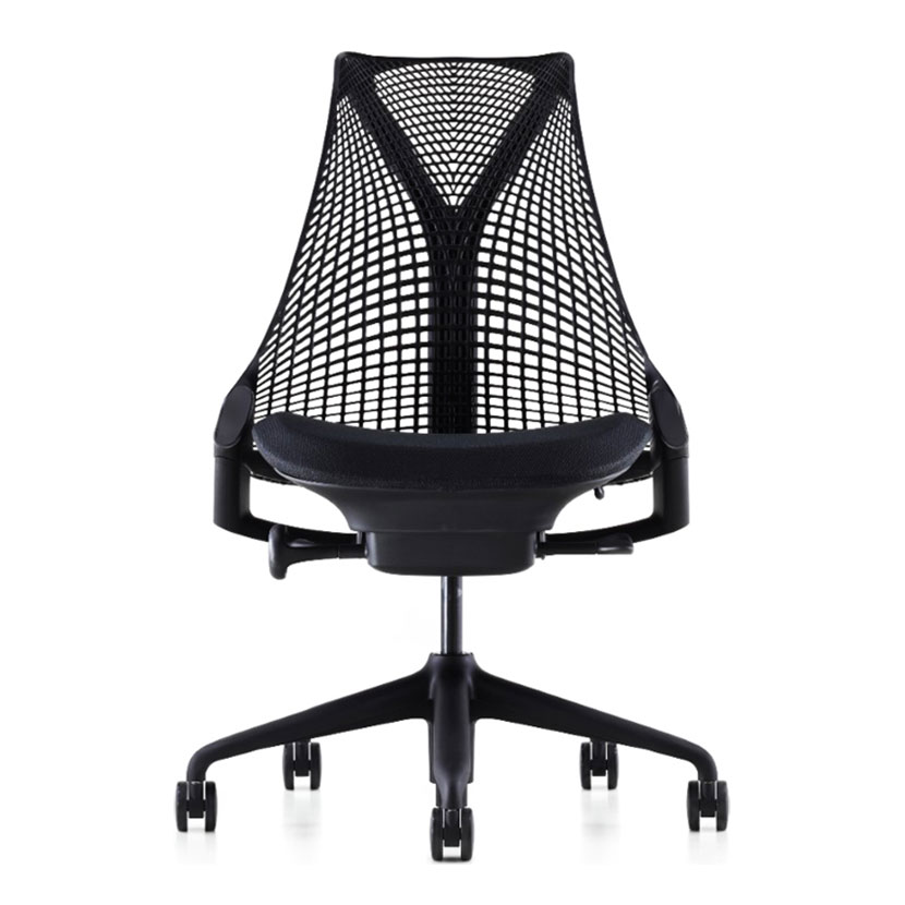 Sayl Chair セイルチェア ブラックフレーム アームレス 前傾なし HermanMiller ハーマンミラー AS1YA22NAN2BKBBBK9119オフィスチェア チェア イス 椅子 テレワーク 在宅ワーク リモートワーク デスクチェア パソコンチェア PCチェア