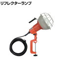 ハタヤ 防雨型作業灯 リフレクターランプ300W 100V電線5m バイス付き RG305
