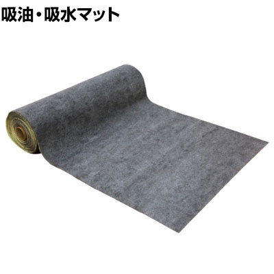 JOHNAN 油吸収材 アブラトール 優れたオイル・水吸収性能 粘着フィルム付き ロールタイプ 幅1000mm×長さ10m
