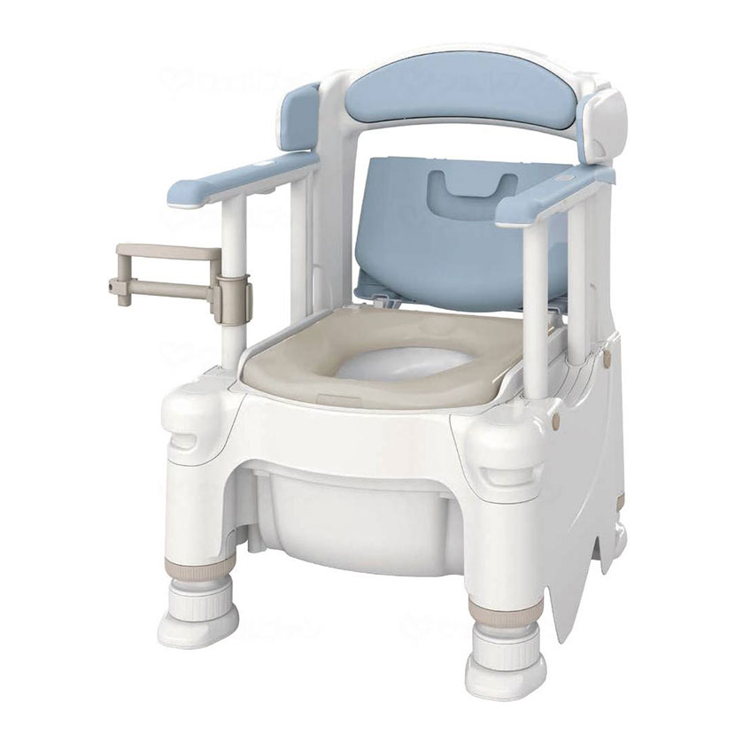 ウェルファン ポータブルトイレ FX-30 らくゾウくん ミストブルー 暖房便座(脱臭) 高齢者 介護用品 福祉用具 トイレ 簡易トイレ 簡単トイレ 排泄関連 非常用 介助