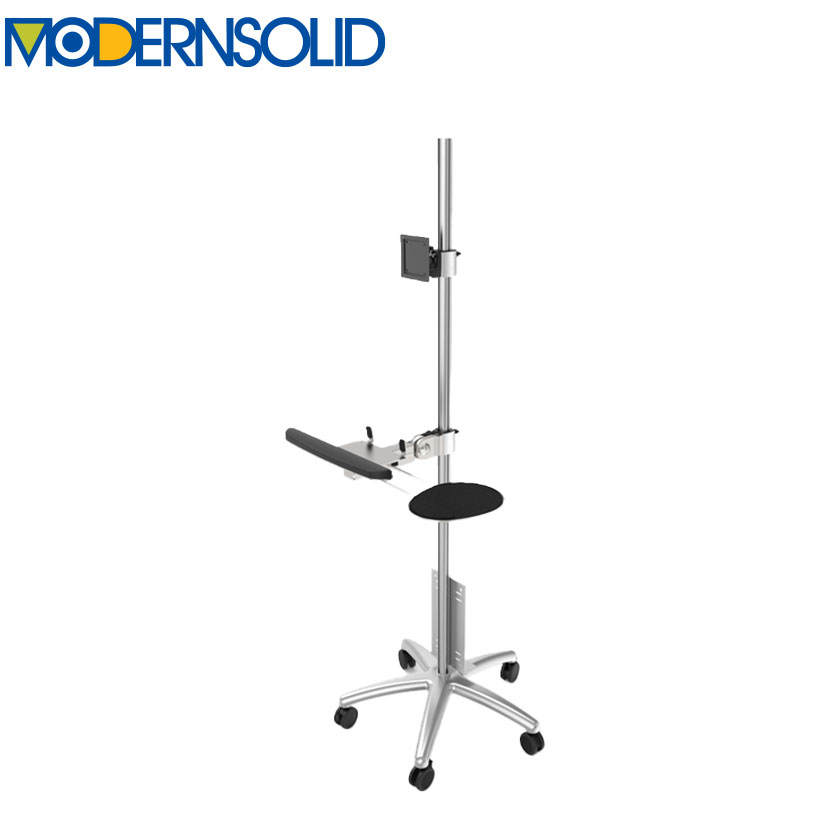 MODERNSOLID モダンソリッド 移動式ワークステーション エルゴノミクス 高耐久 立ち作業用 モニター1画面モデル PA-23D-4A(3.0)