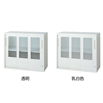L6 3枚引違いガラス保管庫 L6-G70SGN 幅800×奥行400×高さ720mm [3]