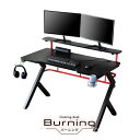 【クーポン15%off 14日20時-15日24時】 ゲーミングデスク 幅120cm パソコンデスク デスク ドリンクホルダー ヘッドセットホルダー 付き 収納...