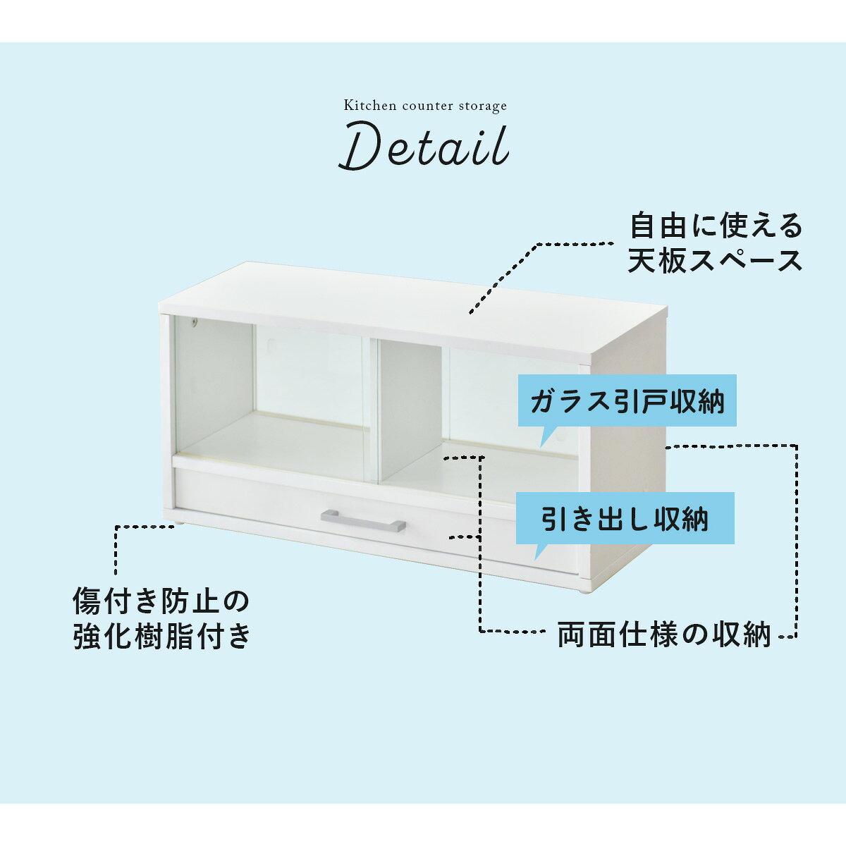 カウンター上収納 ラック スリム 幅60 奥行22 高さ30 スパイスラック キッチン 目...