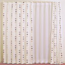 カーテン 子供部屋 非遮光 動物柄 キッズ ドレープカーテン 植物