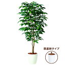 送料無料 代引不可【コーヒー デュアル 懸崖鉢タイプ】W90cm×H200cmフェイクグリーン 人工観葉植物 インテリアグリーン オフィスグリーン 人工樹木 造花コーヒー