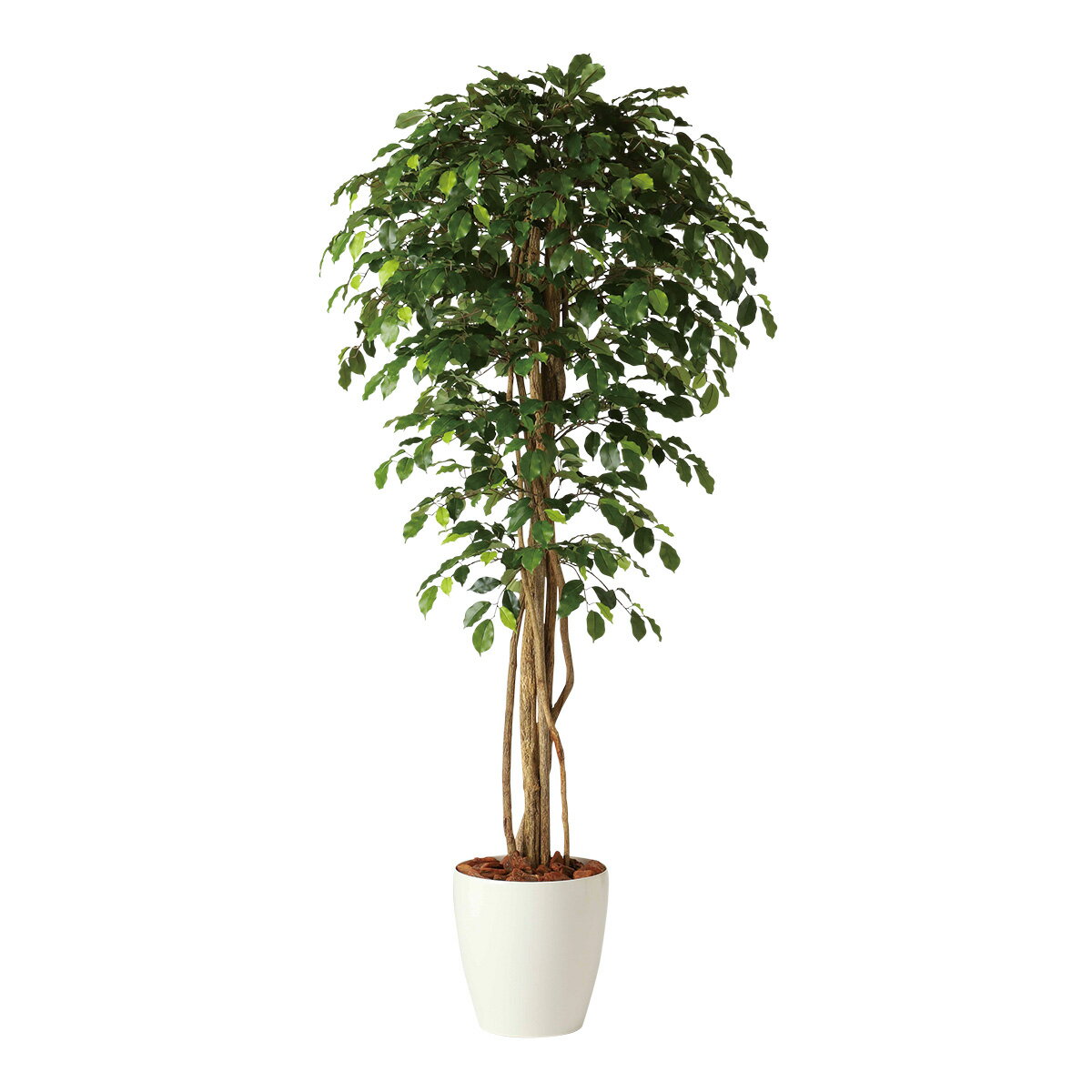 フェイクグリーン【 フィッカスベンジャミナリアナ 】幅90 × 奥行90 × 高さ180cmオフィスグリーン 観葉植物 フェイク 人工観葉植物 大型 開業祝い 開店祝い 移転祝い 新築祝い 贈り物 おしゃれ