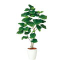 フェイクグリーン【 ウンベラータ2本立 FST 】幅80 × 奥行60 × 高さ150cmオフィスグリーン 観葉植物 フェイク 人工観葉植物 大型 開業祝い 開...
