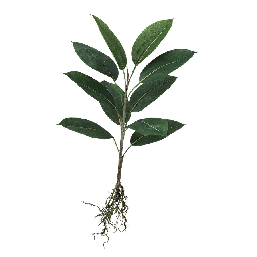 フェイクグリーン【 デコラゴム ルーツ 】幅30 × 奥行30 × 長さ50cmオフィスグリーン 観葉植物 フェイ..