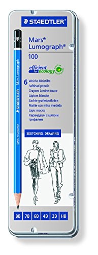 ステッドラー ルモグラフ製図用高級鉛筆 6硬度セット 100G6 4007817108710