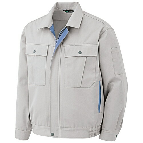 ミドリ安全 長袖ブルゾン G561 シルバーグレー L 4979058823656