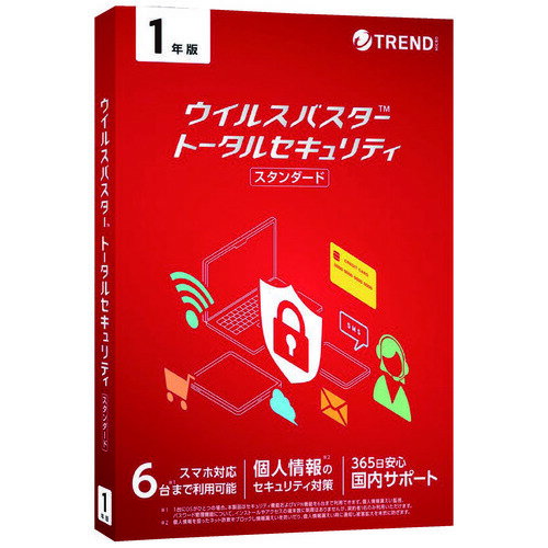 不正アクセスとウイルスに対応したセキュリティソフト。●使用可能PC台数[台]：1●対応OS：Windows 10以上、macOS 11以上、Chrome OS最新バージョン及びその1つ前のバージョン、iOS 13以上、iPadOS 13以上、Android 5以上●CPU：Windows＝IntelまたはAMDプロセッサ1GHz以上、Windows：IntelまたはAMDプロセッサ1GHz以上 Mac＝Appleシリコン、Intelプロセッサ●メモリー：Windows＝Windows 11は4GB以上・10は2GB以上、Mac＝2GB以上●ハードディスク：Windows＝2.2GB以上の空き容量(2.5GB以上推奨)、Mac＝1.5GB以上の空き容量