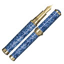 有田焼創業400年記念万年筆 染付獅子唐草 (源右衛門窯製)金ペン先 中字(M)10-3504-400 セーラー万年筆