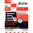 エーワン ラベルシール プリンタ兼用 キレイにはがせる 28面 10枚 31177(110セット)