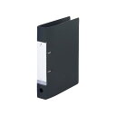 G2230-24 リクエスト D型リングファイル A4・S型 2穴 黒 リヒトラブ 4903419176013