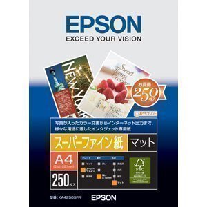 EPSON 写真用紙 KA4250SFR エプソン販売 4988617017627