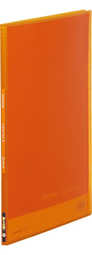 シンプリーズ クリアーファイル(透明) オレンジ 186TSPH キングジム 4971660023790（10セット）