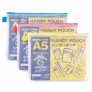 [単価368円・40セット]スガタ ハンディポーチ A5判 ピンク HP302PK ハピラ 4934297012476（40セット） 1