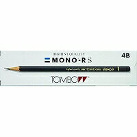  トンボ 鉛筆モノ RS 4B 紙箱 MONO-RS4B(12本入) トンボ鉛筆 4901991017373