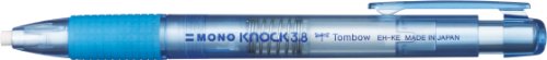 楽天オフィスジャパンEH-KE40アオ　トンボ 消しゴム モノ ノック3.8 透明ブルー トンボ鉛筆 4901991650341（60セット）