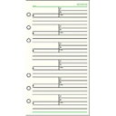 DR308 ダ・ヴィンチ 聖書リフィル アドレス(6メイ) レイメイ藤井 4902562245904(20セット)